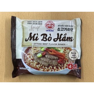 Cập nhật bao bì mới OTOKI - Mì bò hầm Ottogi 120g