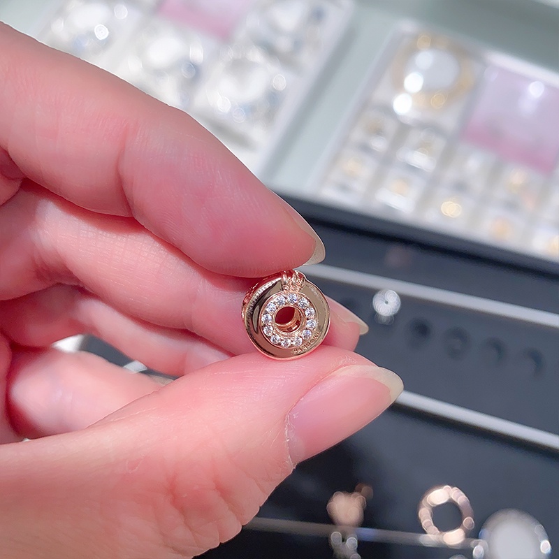 Hạt Chữ O Màu Vàng Hồng Dùng Làm Vòng Tay DIY
