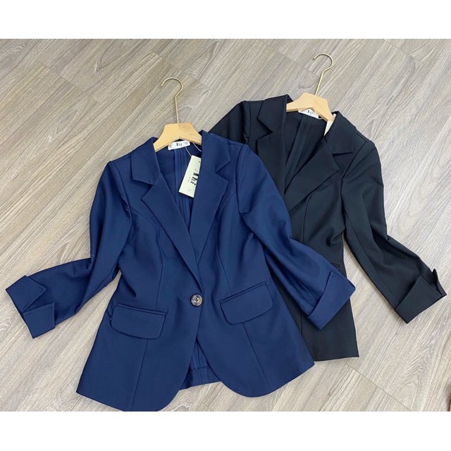 Áo vest nữ/ áo blazer 1 cúc hàng thiết kế chất vải đẹp đủ size s m l xl | BigBuy360 - bigbuy360.vn