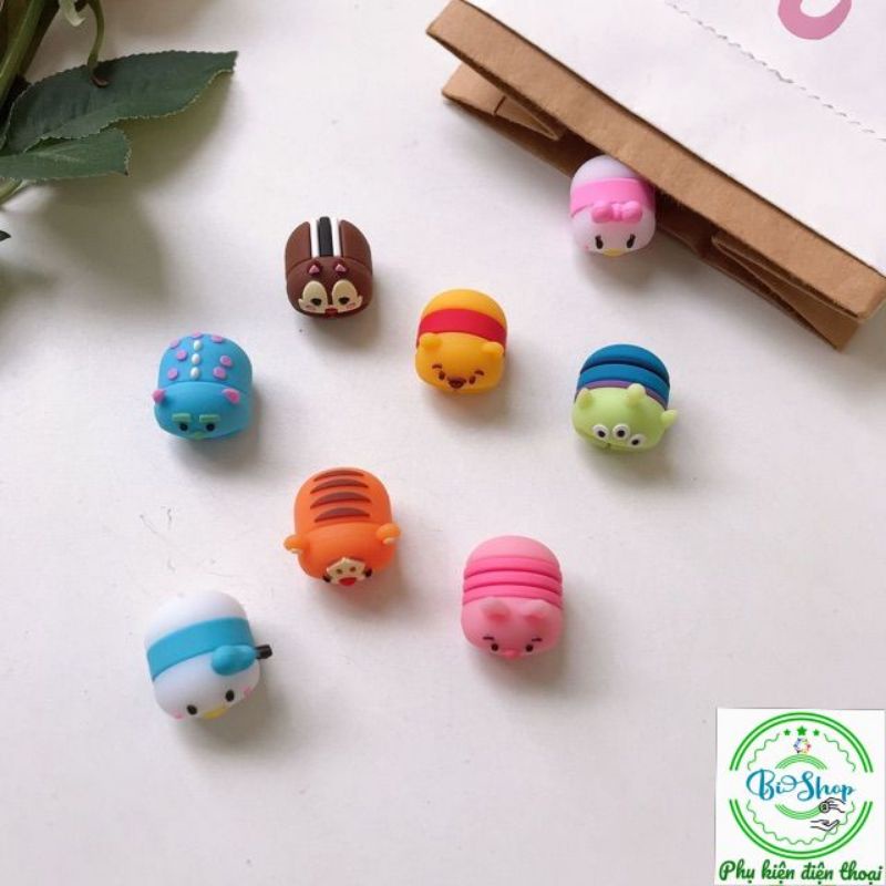 ☘️8 MẪU GẤU POOH HEO PIG ĐỂ LỰA☘️ ĐẦU THÚ CẮN CÁP BẢO VỆ CÁP SẠC CHỐNG ĐỨT GẪY DÂY