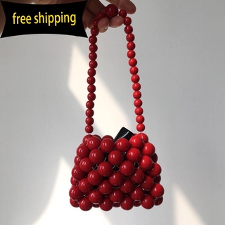 Túi Đeo Chéo Handmade Đính Ngọc Trai Thời Trang Hè 22 Cho Bé Gái
