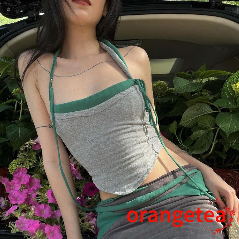 Áo Tank Top Hai Dây Dáng Ôm Dễ Điều Chỉnh Thời Trang Cho Nữ