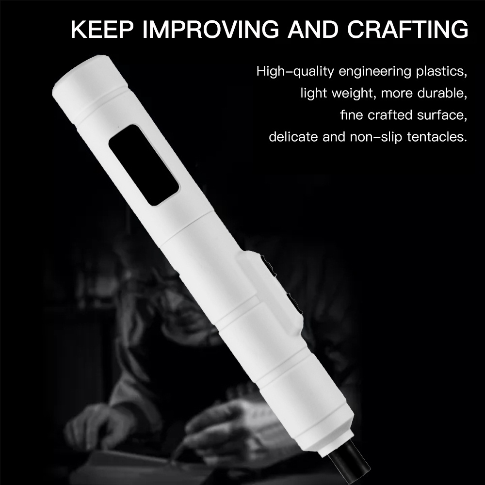 EKEZ Bộ tua vít điện chuyên nghiệp có thể sạc lại USB