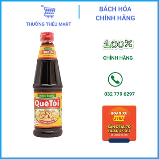 Nước tương xì dầu Quê Tôi chai 500ml
