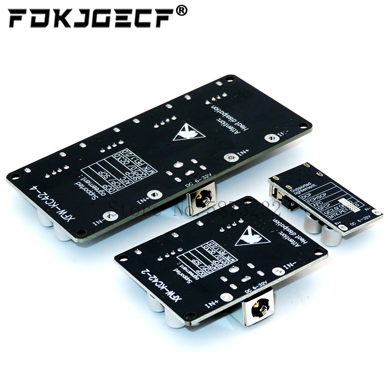 Mô Đun Hạ Áp USB QC3.0 QC2.0 USB DC-DC 6-32V 9V 12V 24V 5V