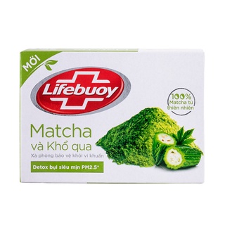 Xà phòng cục lifebuoy matcha khổ qua cục 90g