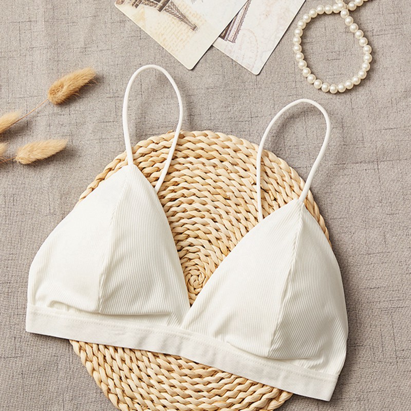 Áo ngực Aoweinisi mút tam giác mỏng phong cách Pháp quyến rũ