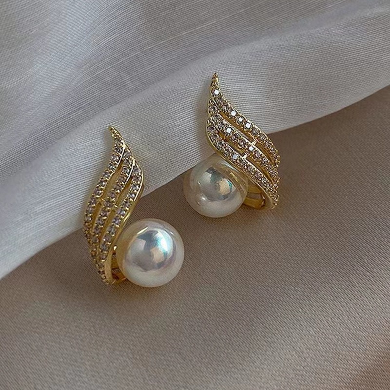 Bông Tai Thiết Kế Mới Cao Cấp Thời Trang Theo Phong Cách Pháp Cho Nữ