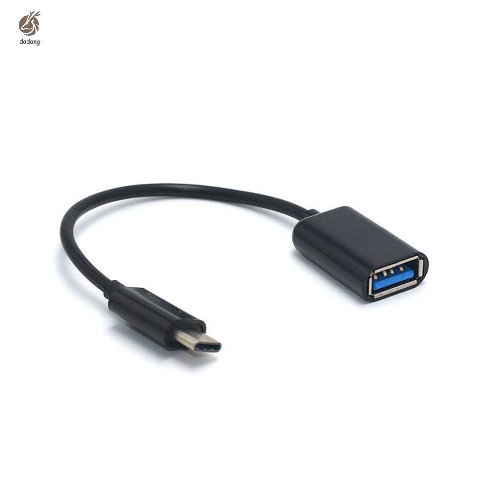 Dây cáp chuyển đổi dữ liệu usb 3.1 type c male sang usb 3.0 a female dài 16cm
