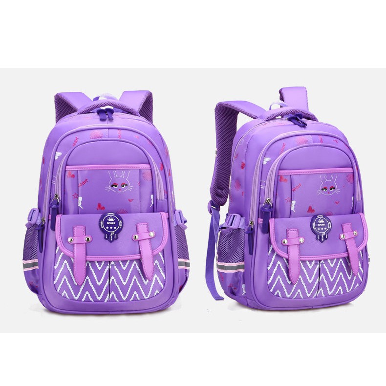 [LOẠI XỊN] Cặp Balo cho bé gái cấp 2, cấp 3 trung học đi học chống gù lưng, chống thấm nước cho trẻ em cấp 1,2 nữ