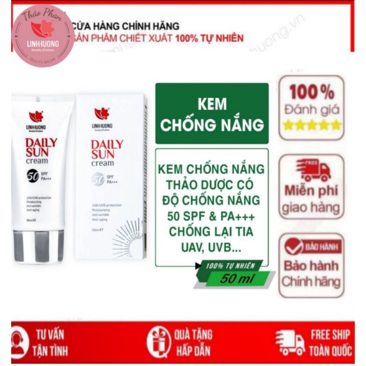 Kem chống nắng đa tầng linh hương chính hãng