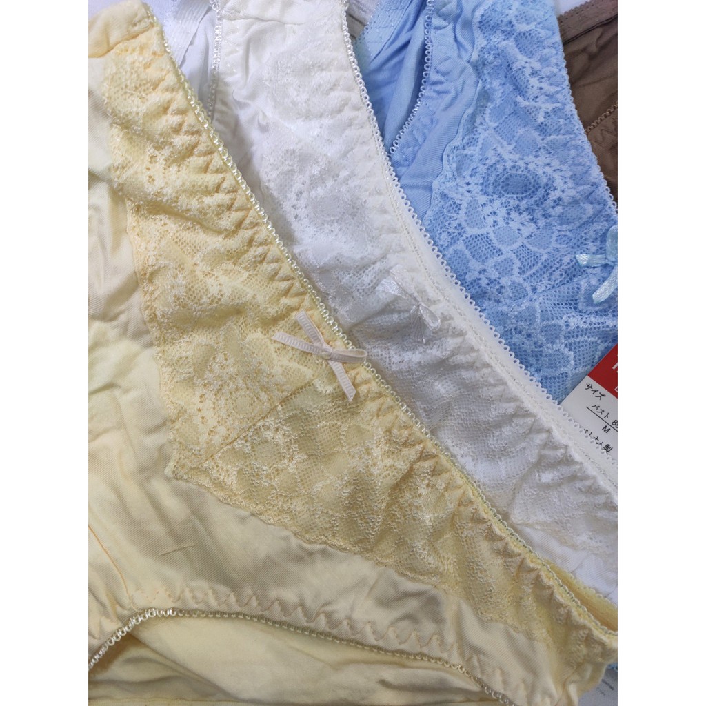 Quần lót nữ coton phối ren cực mát | BigBuy360 - bigbuy360.vn