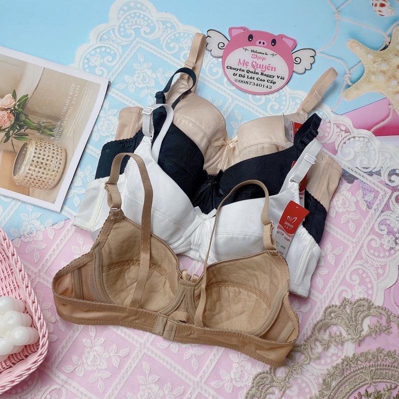 Áo ngực nữ có gọng, áo lót lụa không mút- ôm và nâng ngực, hàng bán Shop