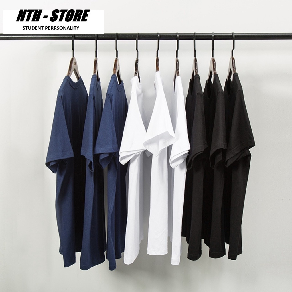 Áo phông Nelly Heybig mẫu trơn không hình 100% cotton