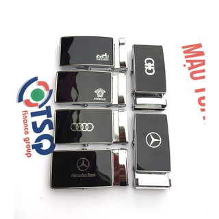 Combo ví thắt lưng da bò khóa lăn DaH2 DV5347D màu đen