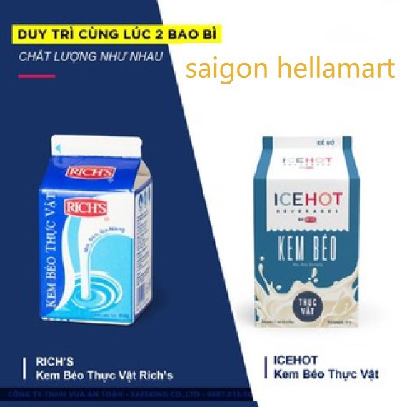Kem béo thực vật Rich's lùn 454gr