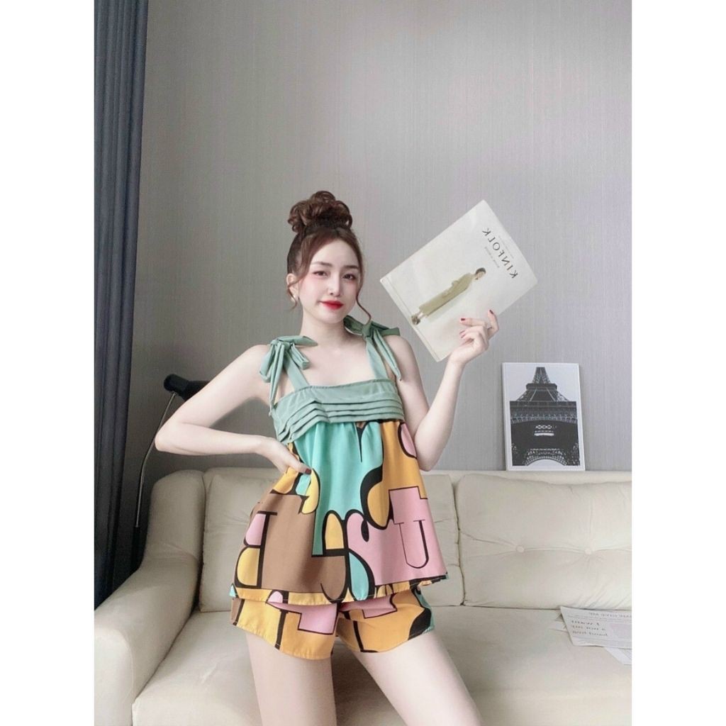 Đồ Ngủ Sexy, Đồ Ngủ Nữ Lụa Cao Cấp Mềm mại xinh xắn <65KG | BigBuy360 - bigbuy360.vn
