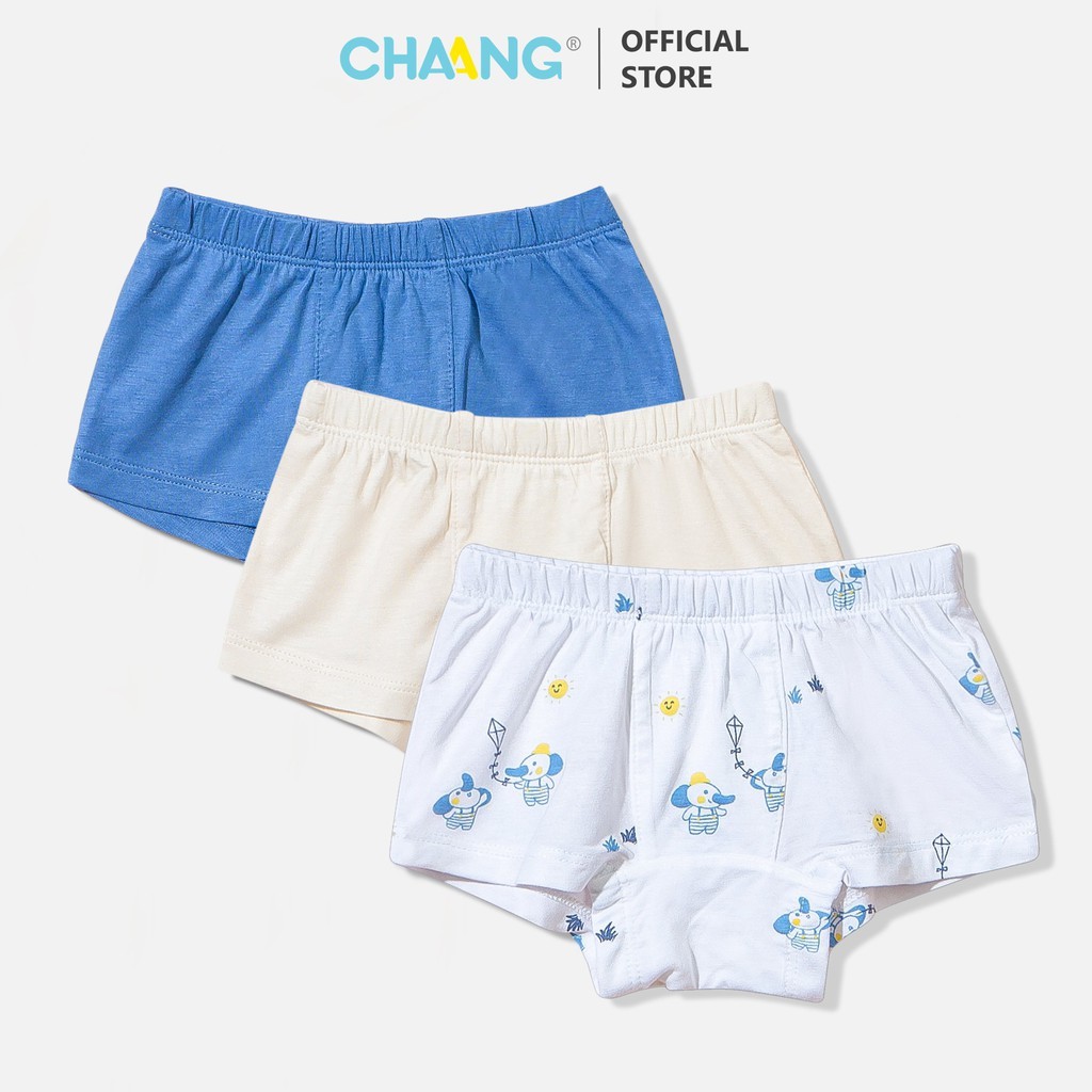 Set quần chip bé trai CHAANG summer xanh đậm