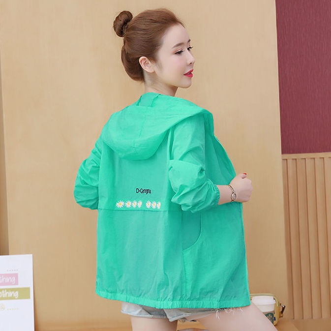 Áo Khoác Chống Nắng Tay Dài Dáng Rộng Thêu Họa Tiết Thời Trang Mùa Hè Mới Cho Nữ
