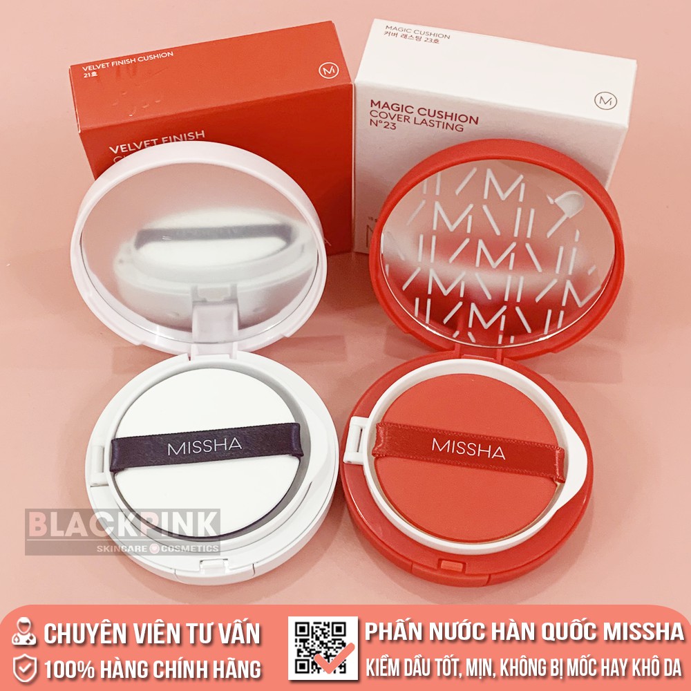 Phấn nước MISSHA M Magic Cushion SPF50+ Hàn Quốc, kiềm dầu tốt, độ che phủ hoàn hảo, thành phần tự nhiên an toàn cho da | BigBuy360 - bigbuy360.vn