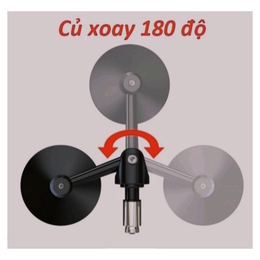 Gương Gù Tay Lái Xe Máy Mẫu Gương Tròn Cực Đẹp &lt; Giá 1 Đôi&gt;