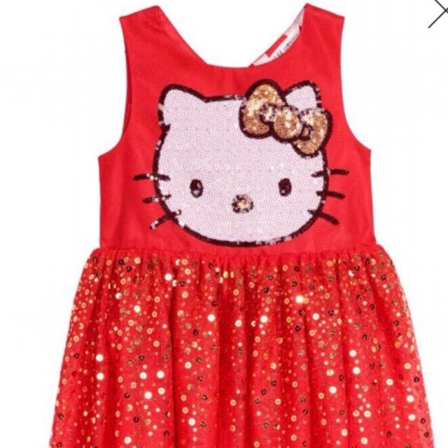 Đầm H&M mèo hello kitty xuát xịn
