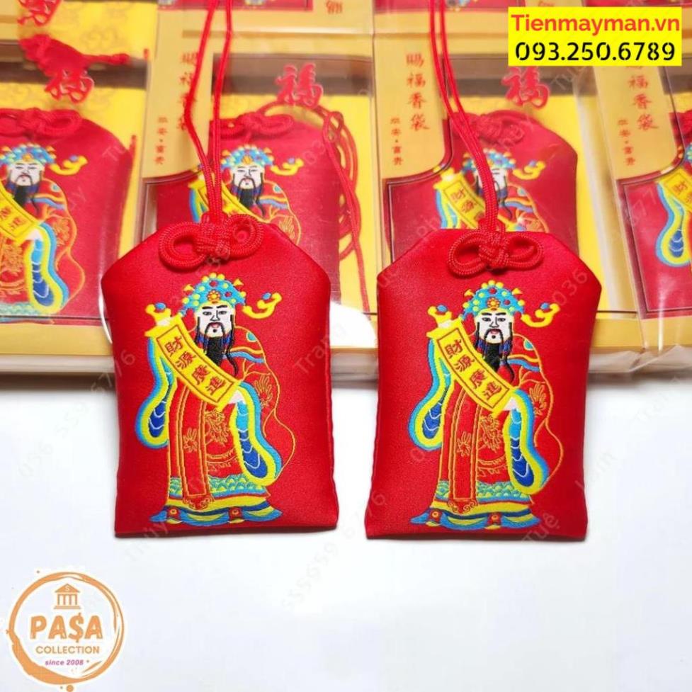 [Siêu Sale] [HÀNG SẴN] Túi thần tài - túi tài lộc để bóp ví [Đã Khai Quang]