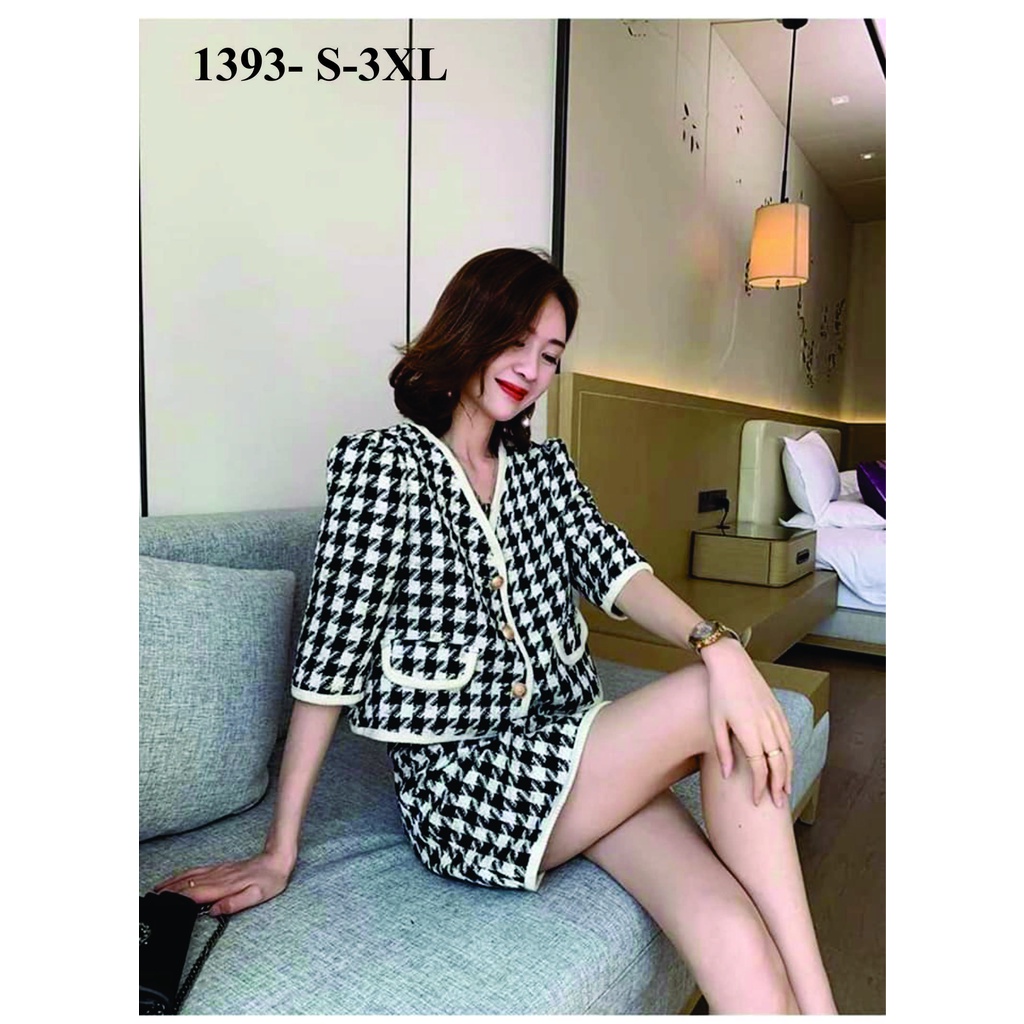 Rập giấy set váy A và áo cổ tim 1393 (BẢN VẼ)