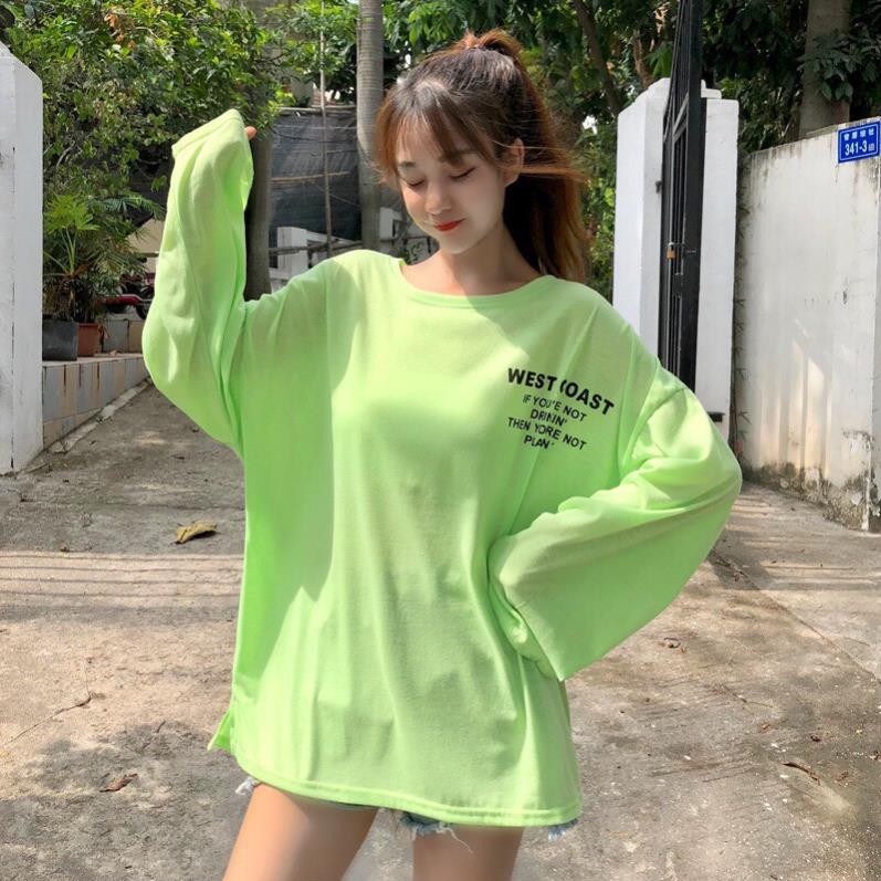 Áo Thun Tay Dài West Coast, form rộng, phù hơp cho nam nữ ATD24 - Áo Phôn tay dài form rộng unisex Ulzzang , phù hợp cho | BigBuy360 - bigbuy360.vn