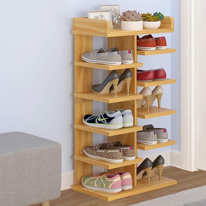 Kệ giày dép gỗ | SOHO.STOSHO-008 | D91 x R42 x C20cm | Có 10 kệ để giày dép | Gỗ cao Cấp