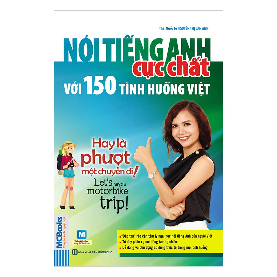 Sách - Combo Nói tiếng Anh cực chất với 150 tình huống Việt ( Trọn Bộ 6 Cuốn - Học Nghe Qua App MCBooks )