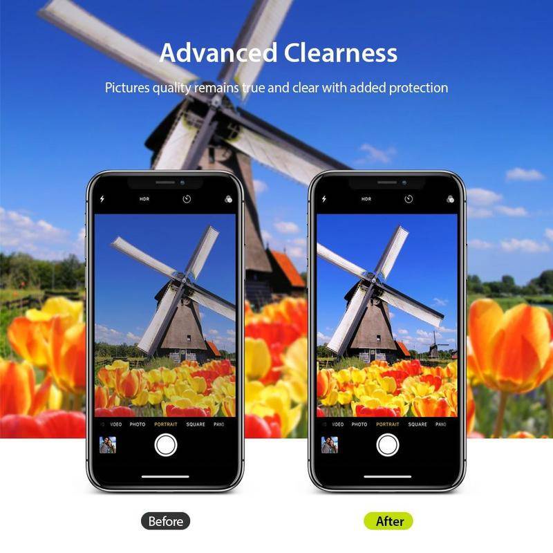 For iPhone 6 6s 7 8 Plus X XS Max XR Camera Lens Protector (1-3-Pack),  Tempered Glass Protective 9H Hard Dual Lens Protective Full Clear Shield, HD Anti-Scratch Shatter Resistant