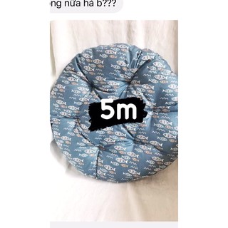 vải thô mặt lụa hình con cá nhỏ