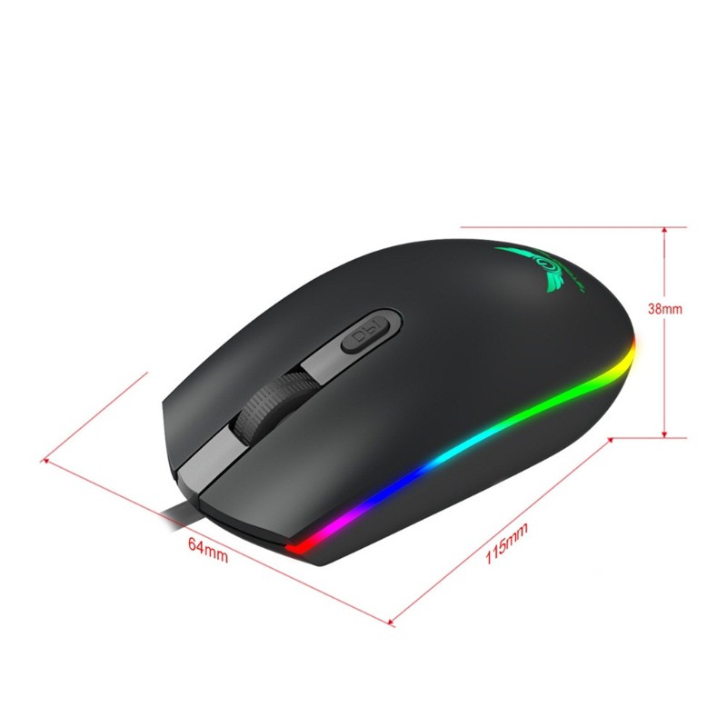 Mới Chuột Quang Chơi Game Có Dây S900 Rgb Tốc Độ Chính Xác Cao