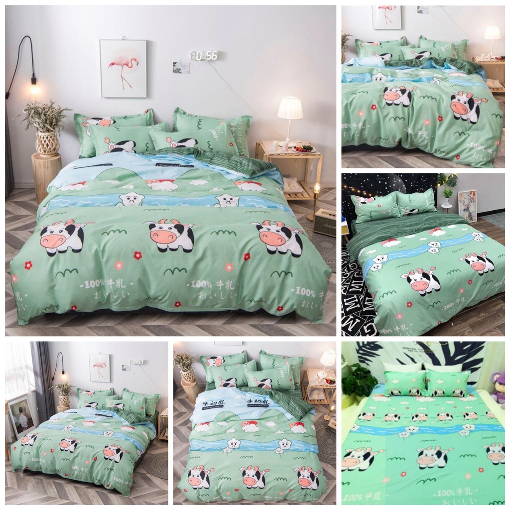 Bộ Ga Gối Cotton Poly Đủ Kích Thước[1m5x2m]-shopava