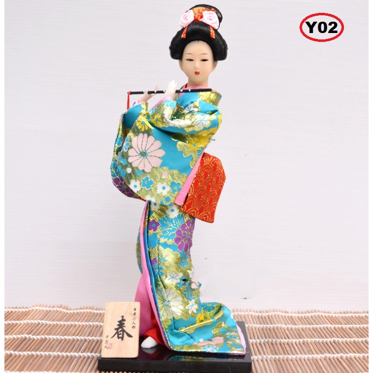Búp bê Geisha cao 30cm mặc trang phục truyền thống - mẫu Y02