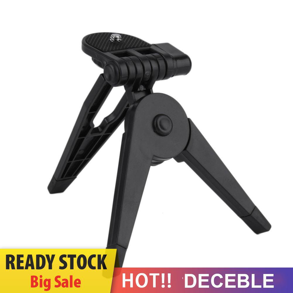 Deceble Portable Folding Plastic Tripod Stand Hand Grip for 1/4&quot; SLR Sport Camera