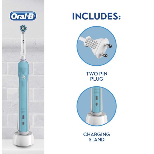 [FREESHIP 70K] Bàn chải điện Oral-B Pro 600 700 2000 2500 - Made in Germany (đủ bill)