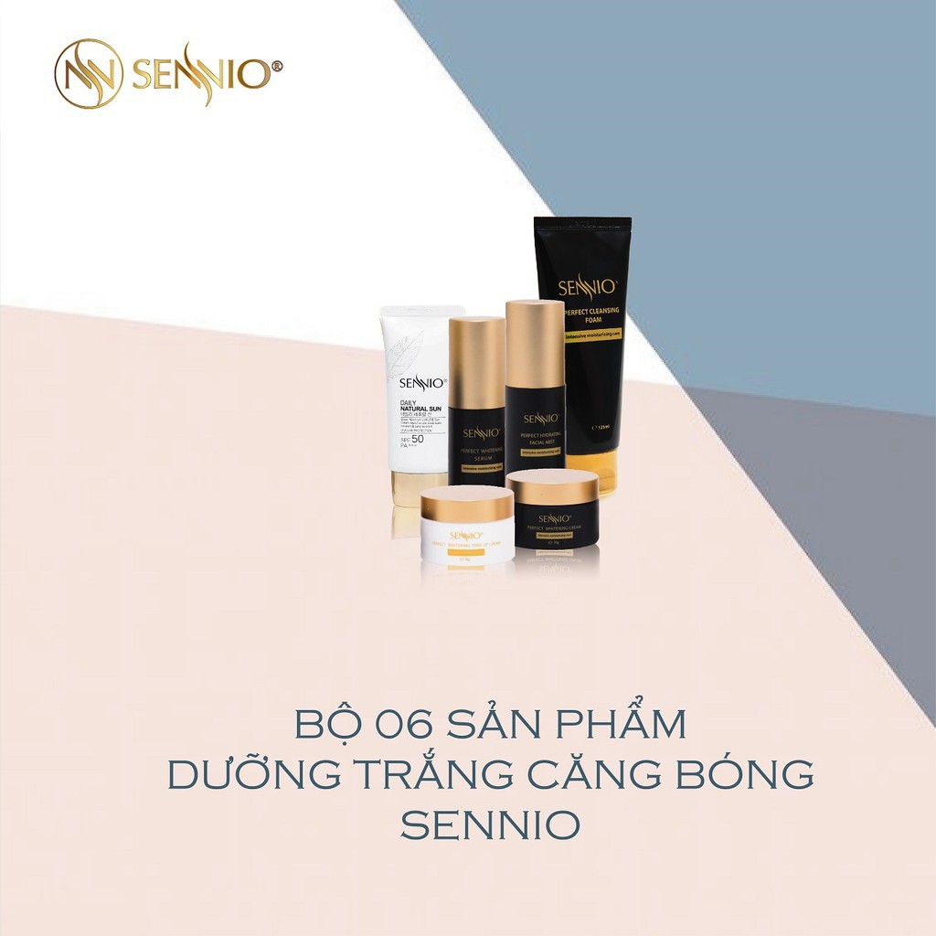 Bộ Mỹ Phẩm Dưỡng Trắng, Căng Bóng Da Sennio 6 Sản Phẩm | Shopee Việt Nam