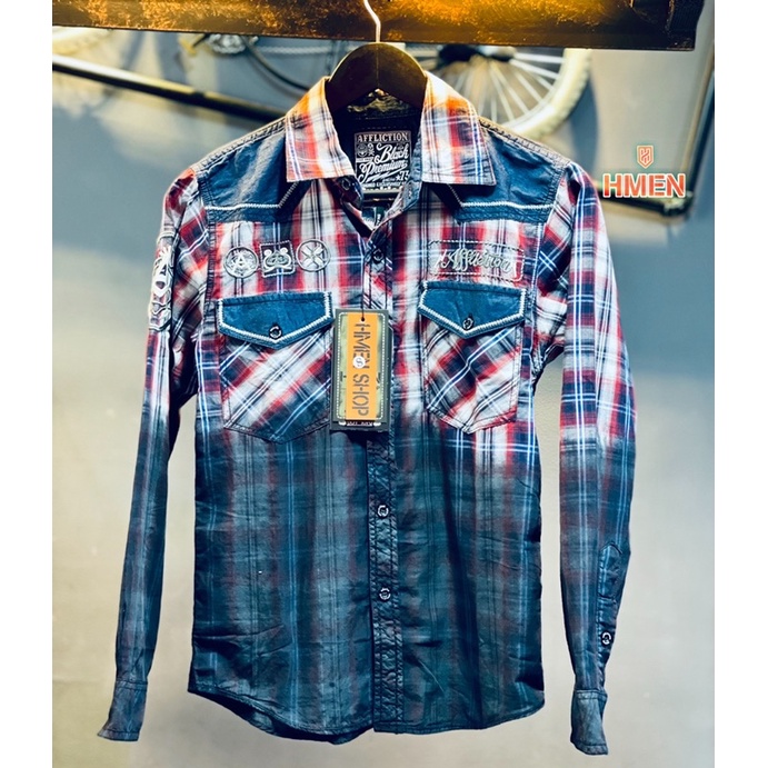 Sơmi Affliction Customs American 2022