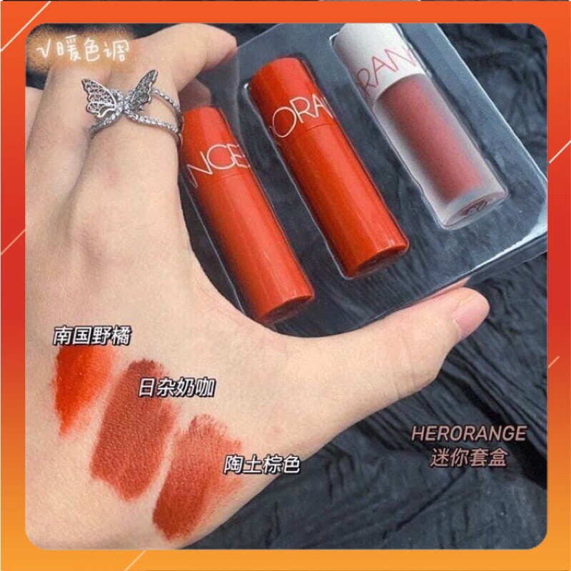 [HOT DEAL] Set 3 son Herorange BEST WARM & COOL TINT | BigBuy360 - bigbuy360.vn
