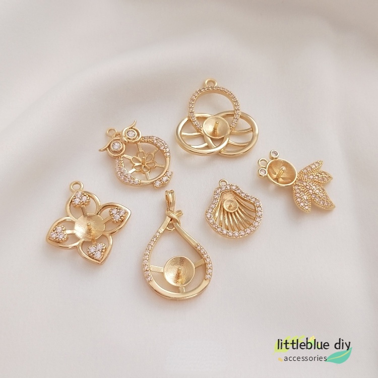 Dây chuyền mạ vàng 14k thiết kế độc đáo