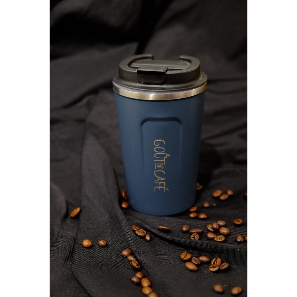 Bình giữ nhiệt cao cấp Gout de cafe - inox 304 pha trà, cà phê dung tích 380ml