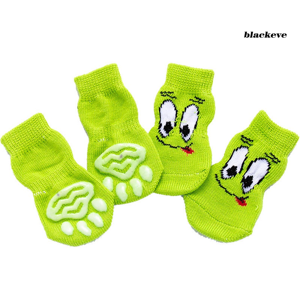 Bộ 4 vớ cotton họa tiết dễ thương dành cho thú cưng