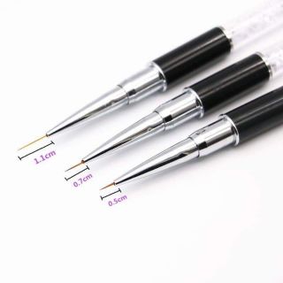 Set cọ nét 3 cây cán đá siêu đẹp