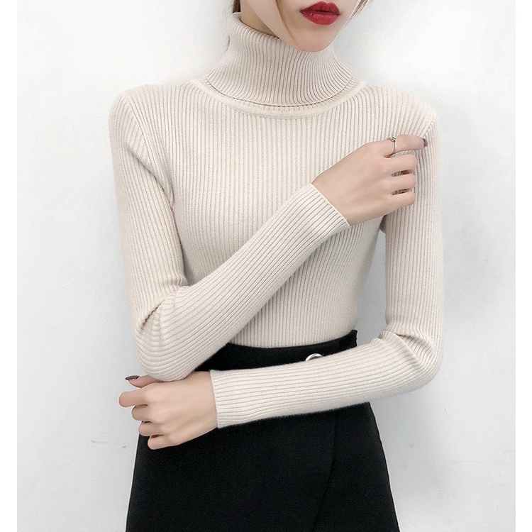 Áo len nữ Maika cổ lọ nhiều màu sắc siêu ấm và siêu mềm mịn, phụ kiện thời trang nữ YUNA | BigBuy360 - bigbuy360.vn
