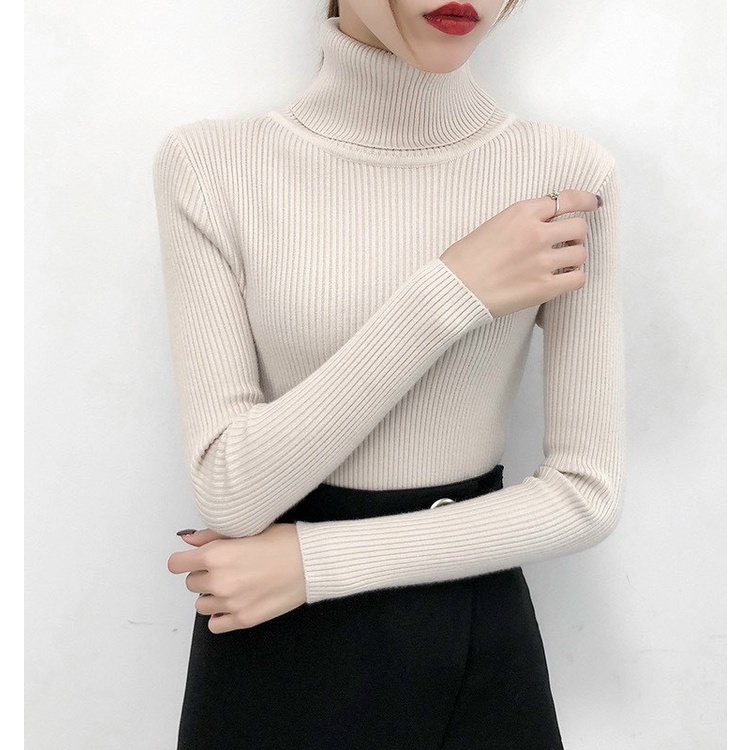 Áo len nữ Maika cổ lọ nhiều màu sắc siêu ấm và siêu mềm mịn, phụ kiện thời trang nữ YUNA