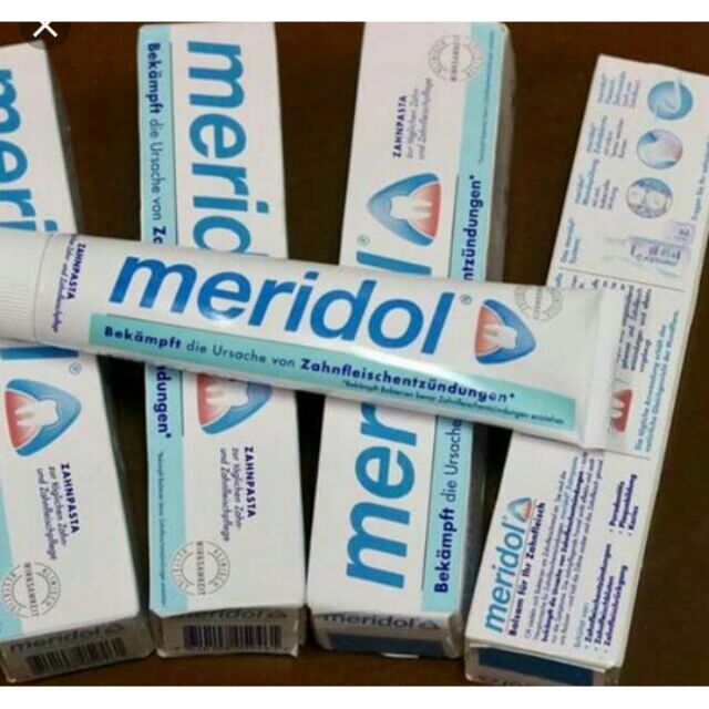 Kem đánh răng meridol trị viêm nướu lợi & chảy máu chân răng, 75g