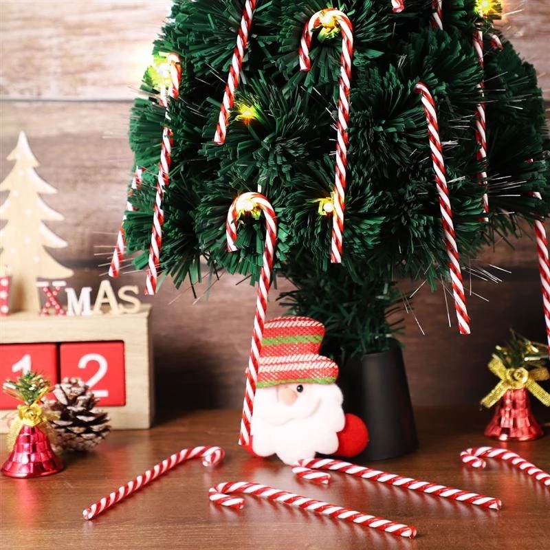 Set 10 Hộp Nhựa Đựng Kẹo Trang Trí Cây Thông Noel