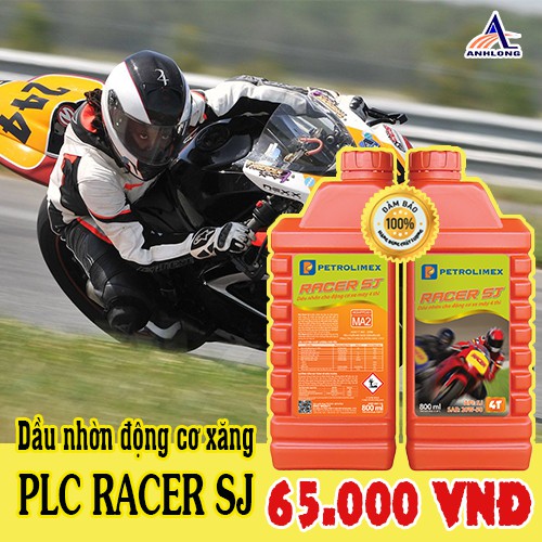 Dầu nhờn cho động cơ xe máy PLC RACER SJ 800ml